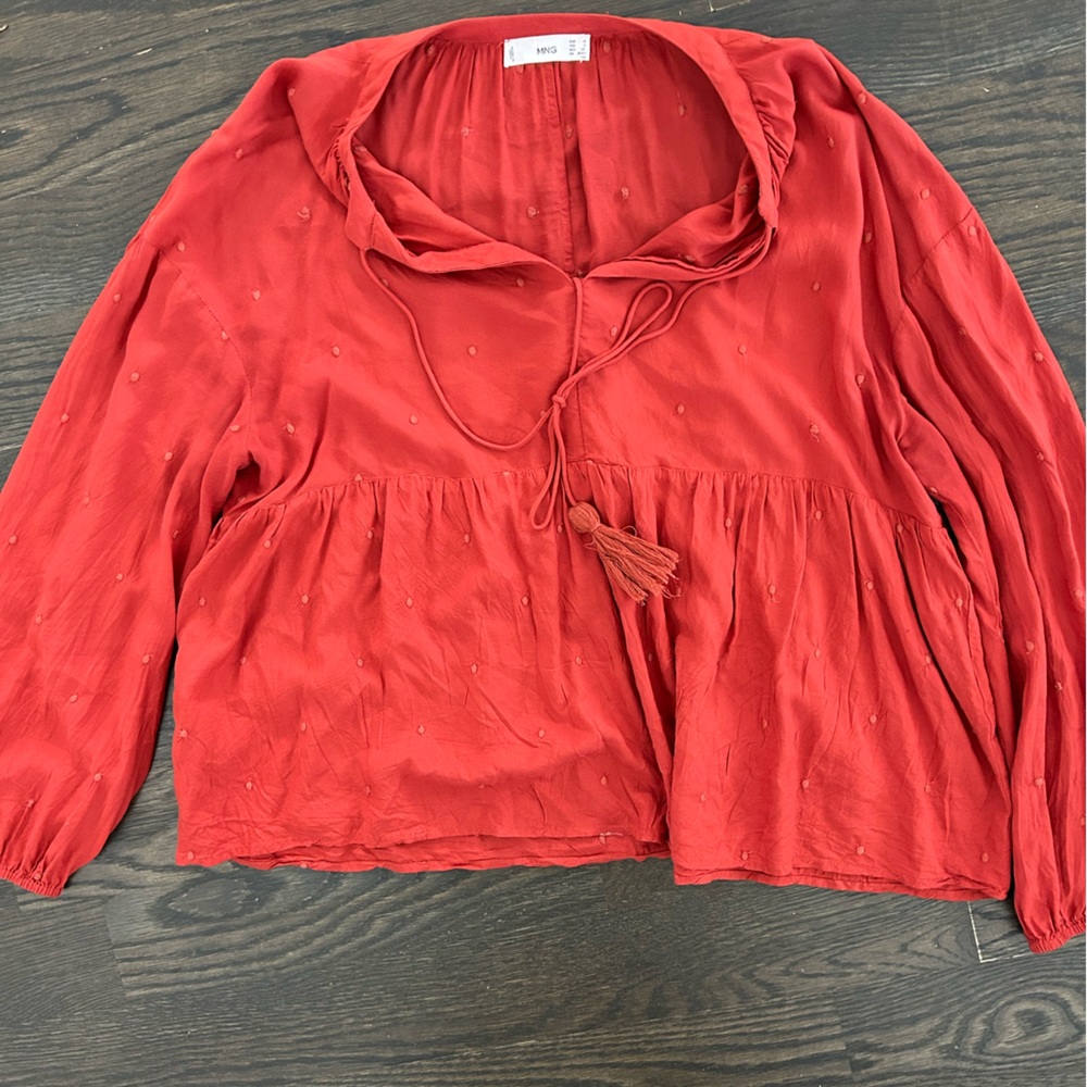 Gorgeous red mango blouse